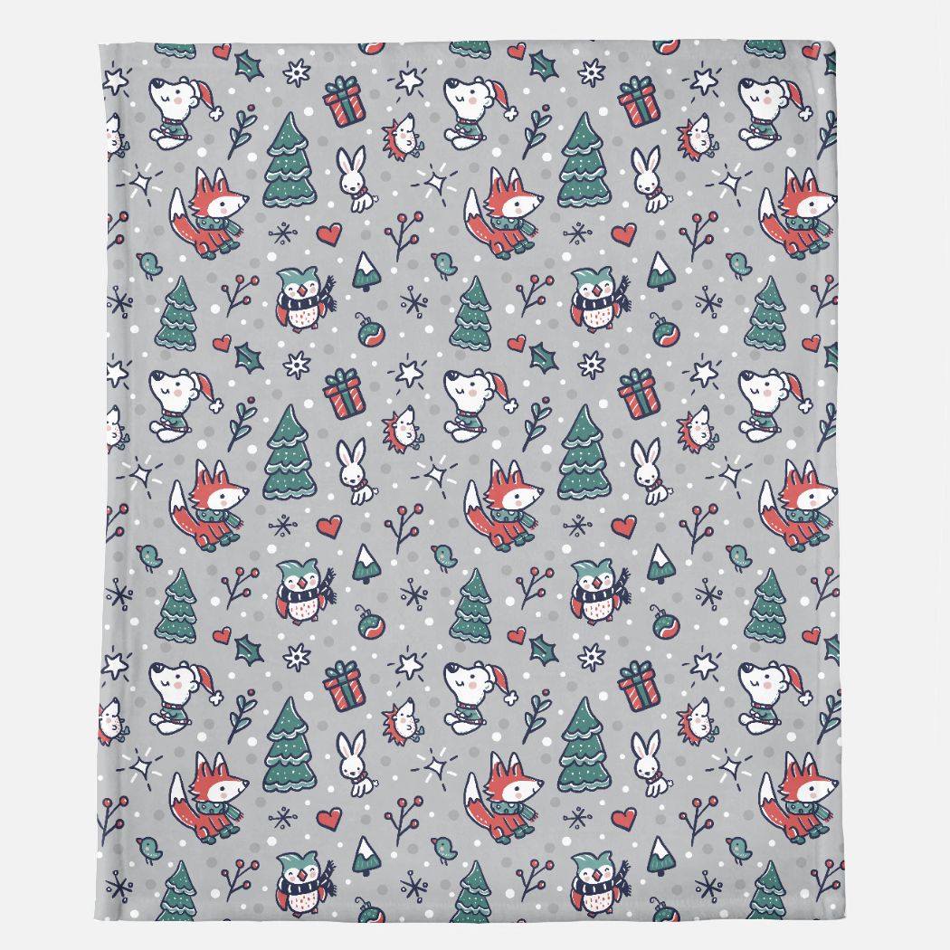 Forest Holiday Blanket - 50" x 60"