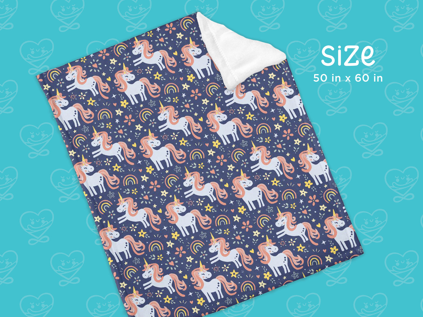 Unicorn Blanket - 50" x 60"