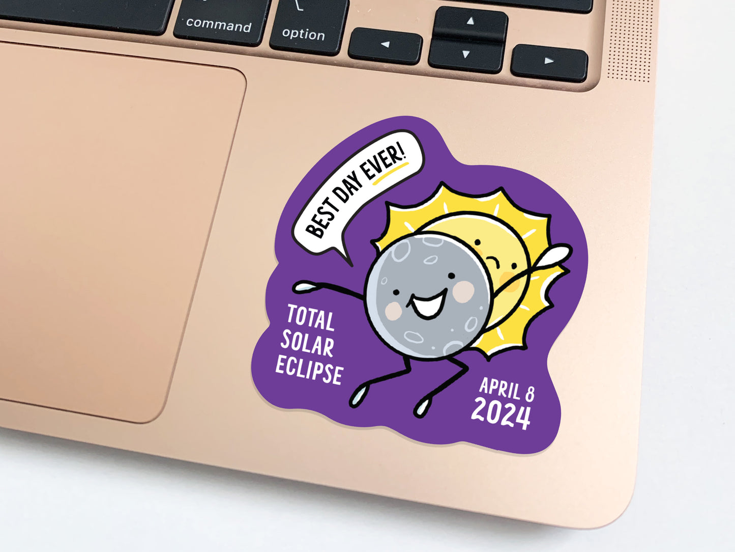 Best Day Ever Eclipse Vinyl sticker