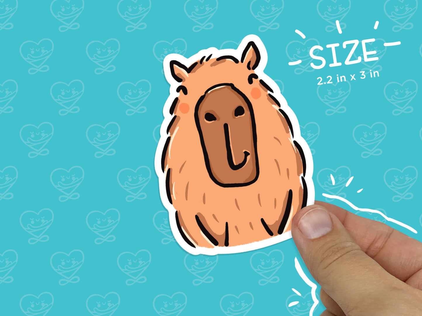 Capybara Vinyl Sticker Set