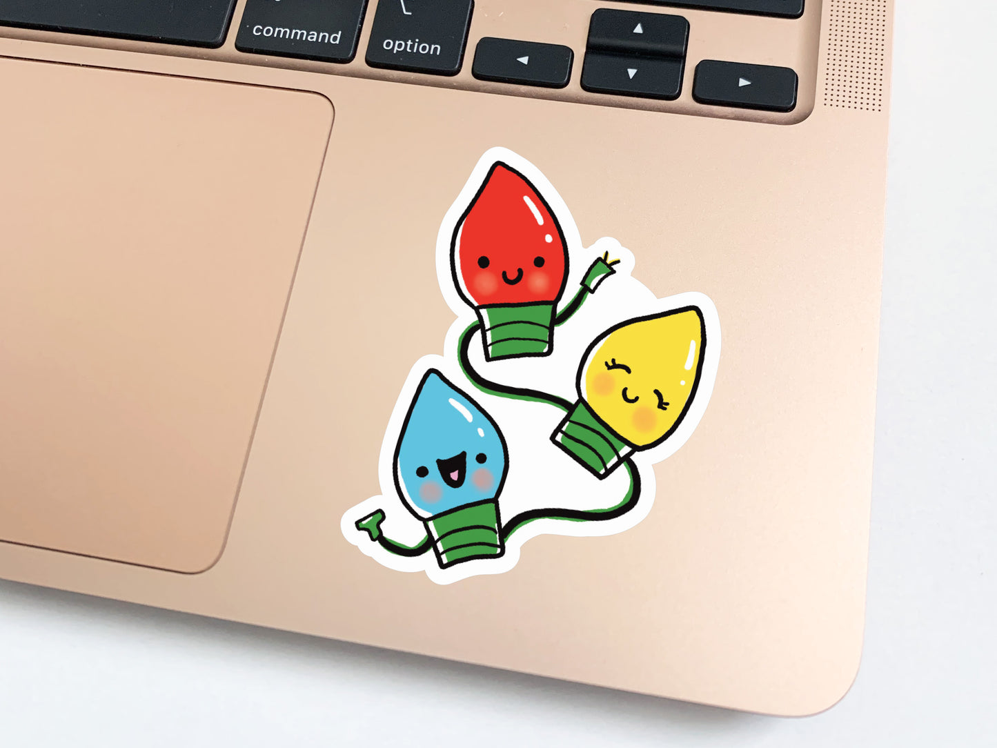 Christmas Lights Vinyl Sticker