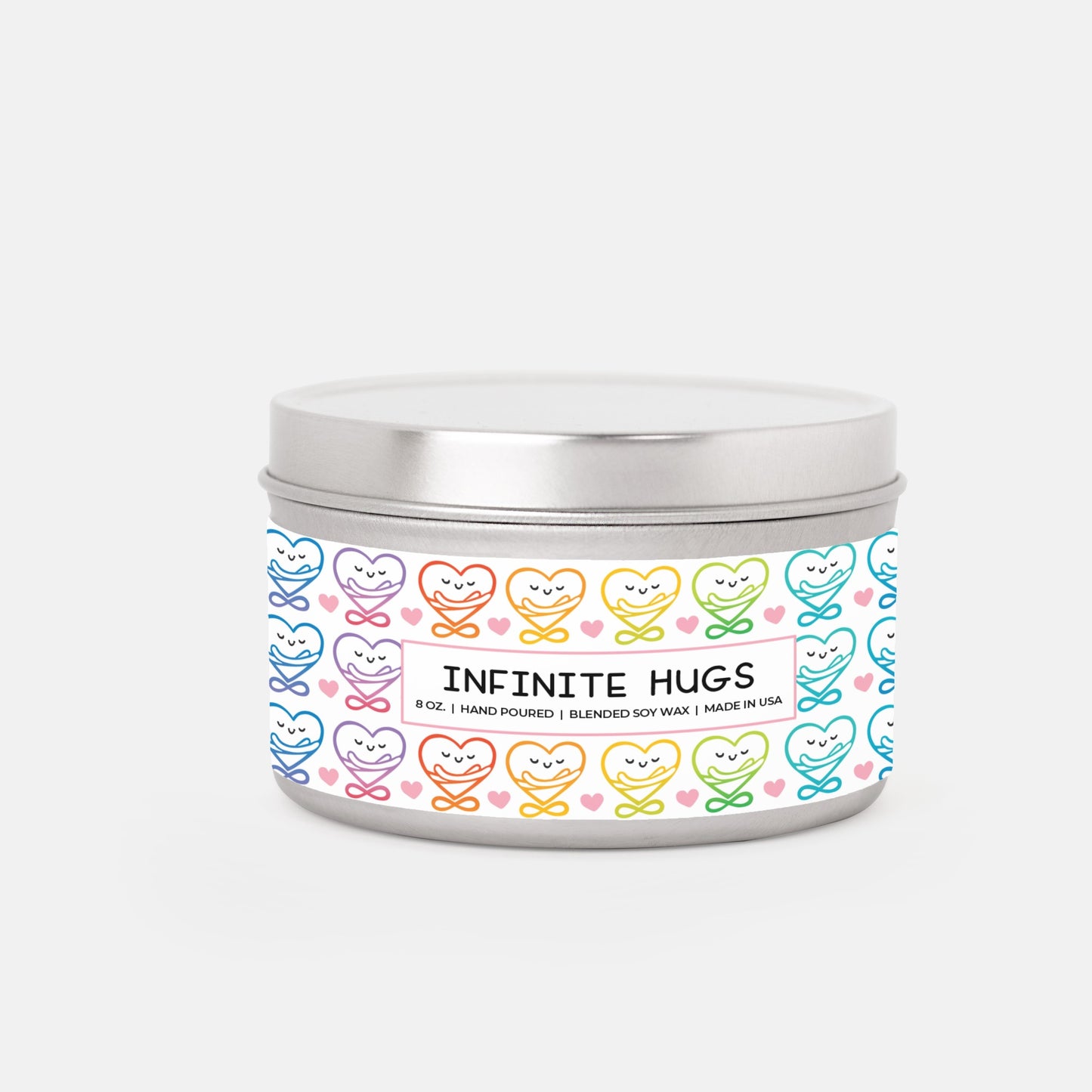 Infinite Hugs Candle Tin 8oz