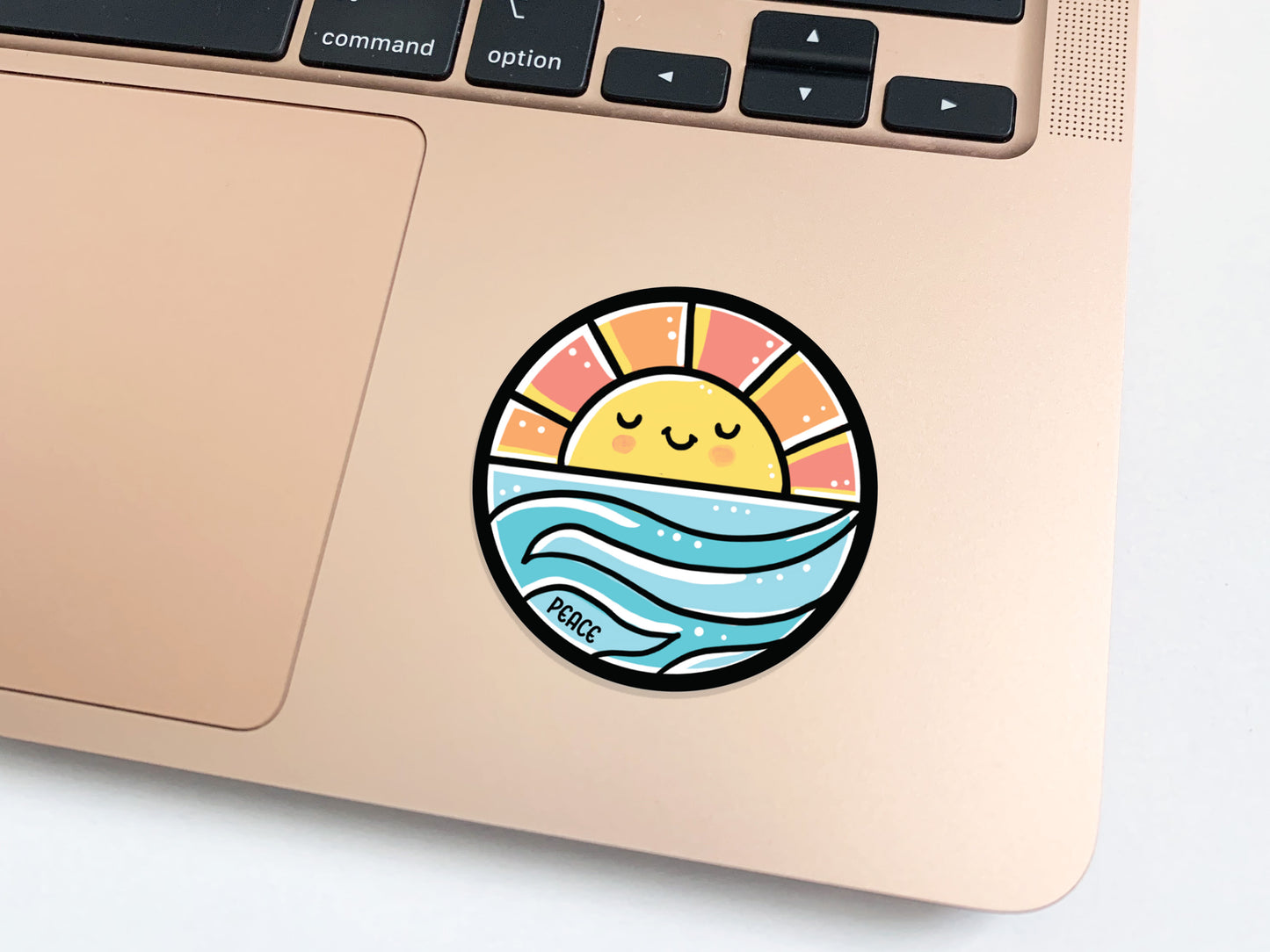 Sun & Waves Peace Sticker