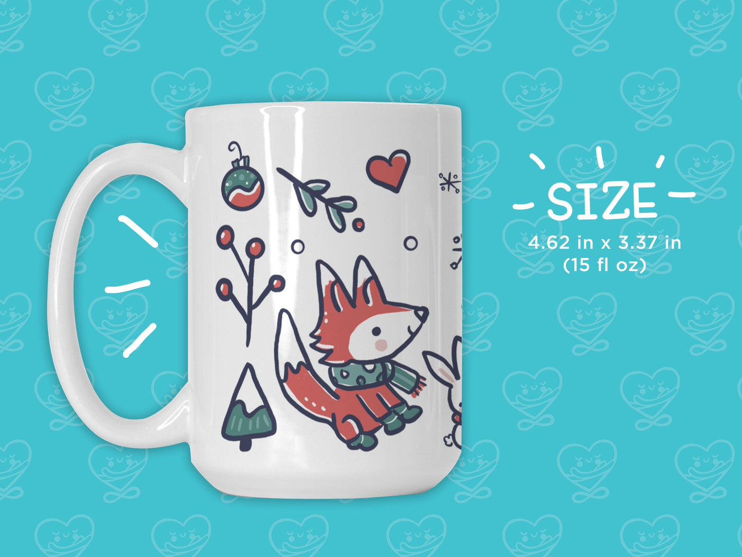 Forest Holiday Mug Deluxe 15oz.