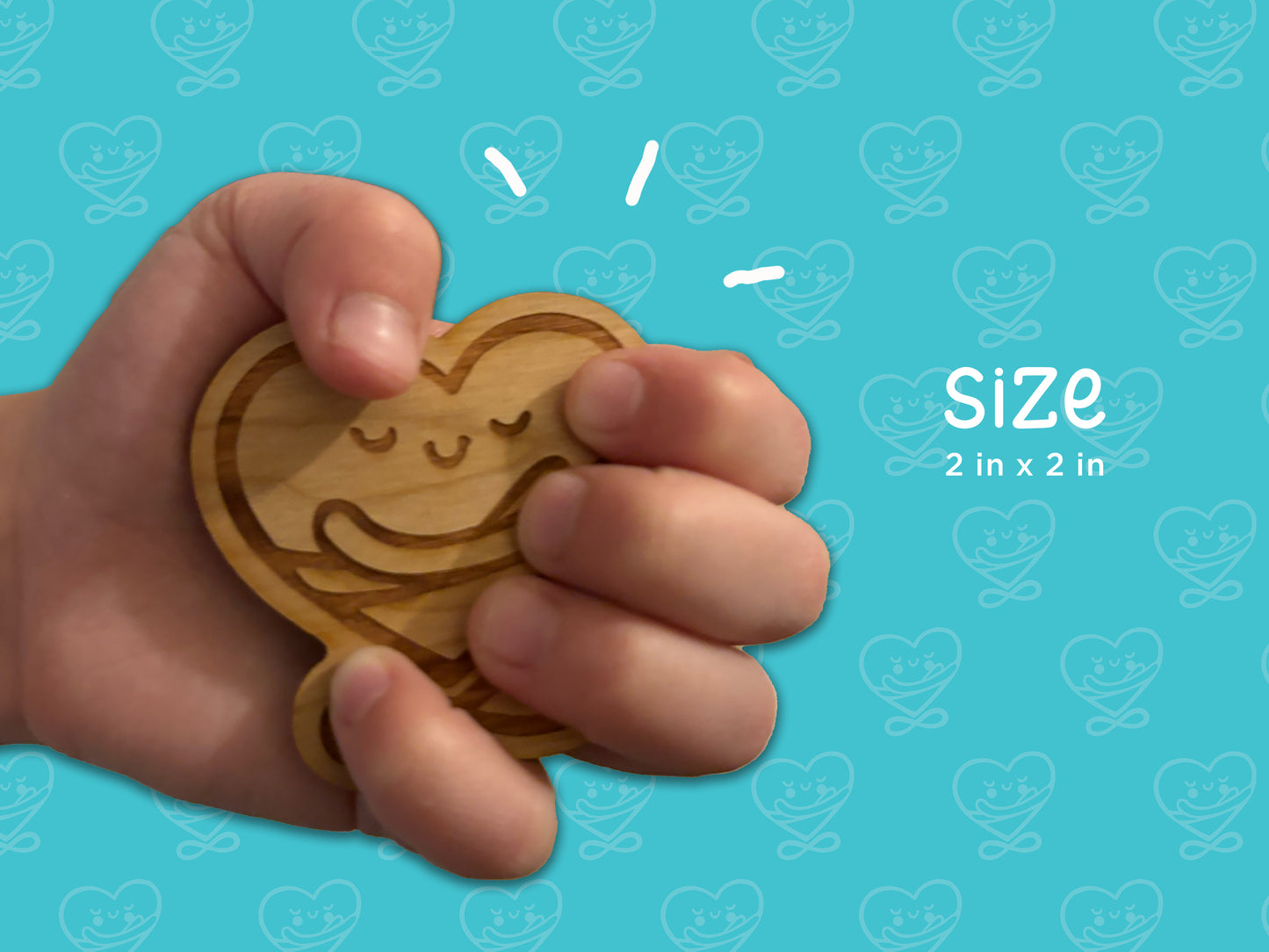 Wood Hug Tokens (2 pack)