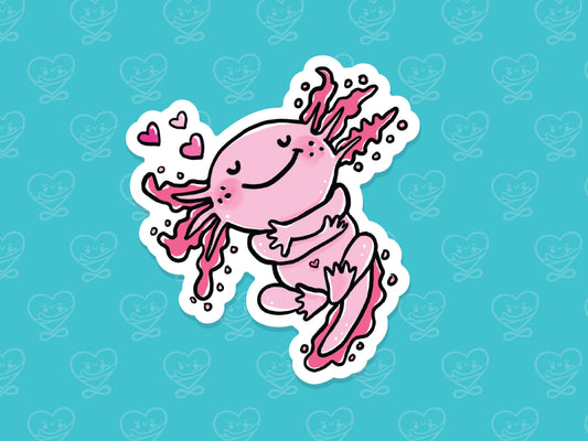 Axolotl Vinyl Sticker
