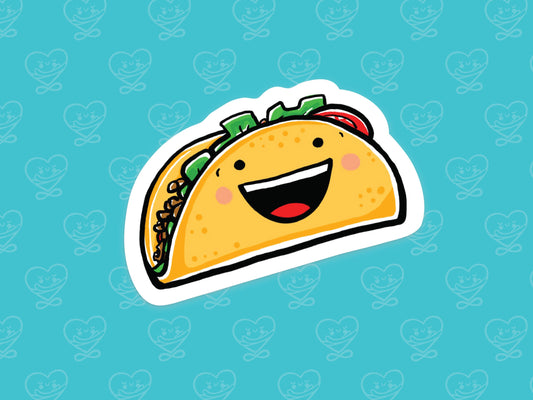 Taco Vinyl Sticker