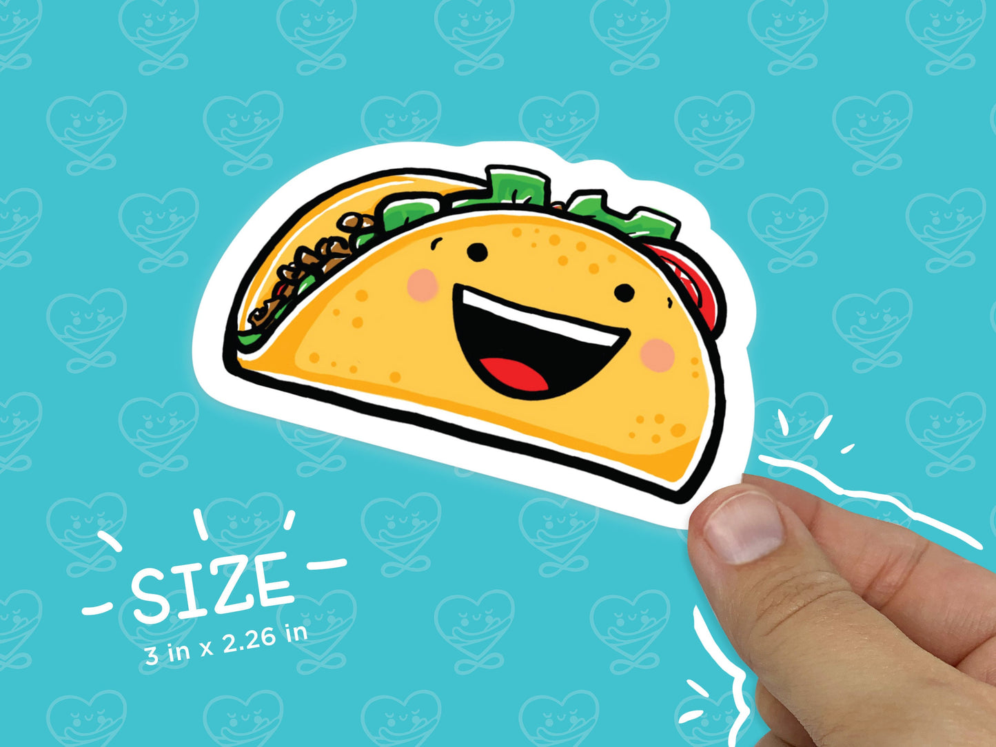 Taco Vinyl Sticker
