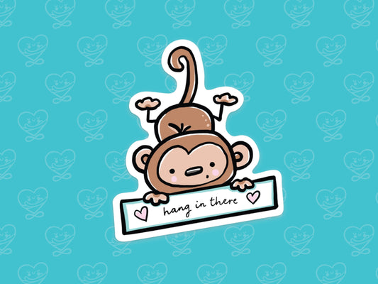 Monkey Vinyl Sticker