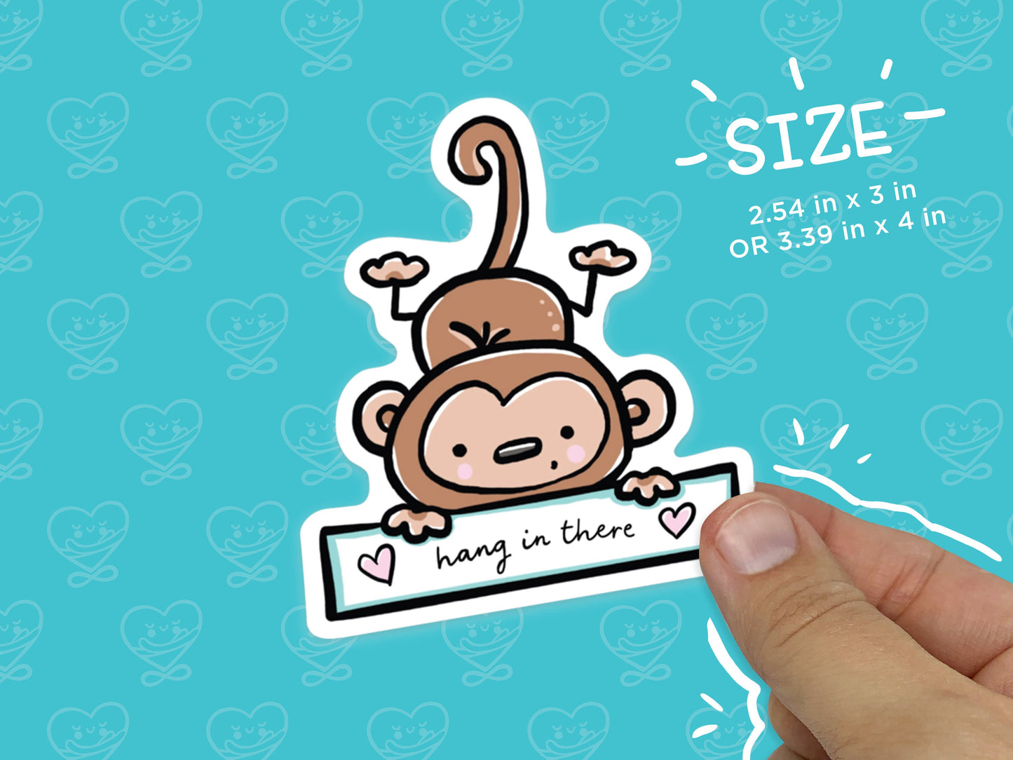 Monkey Vinyl Sticker