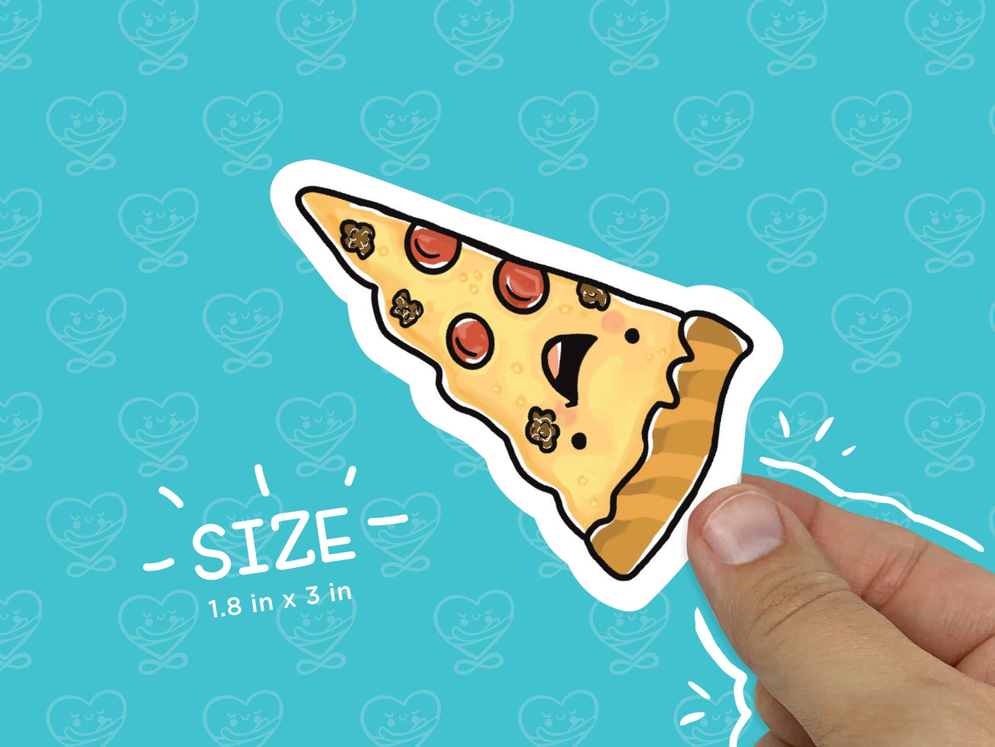 Pizza Vinyl Sticker