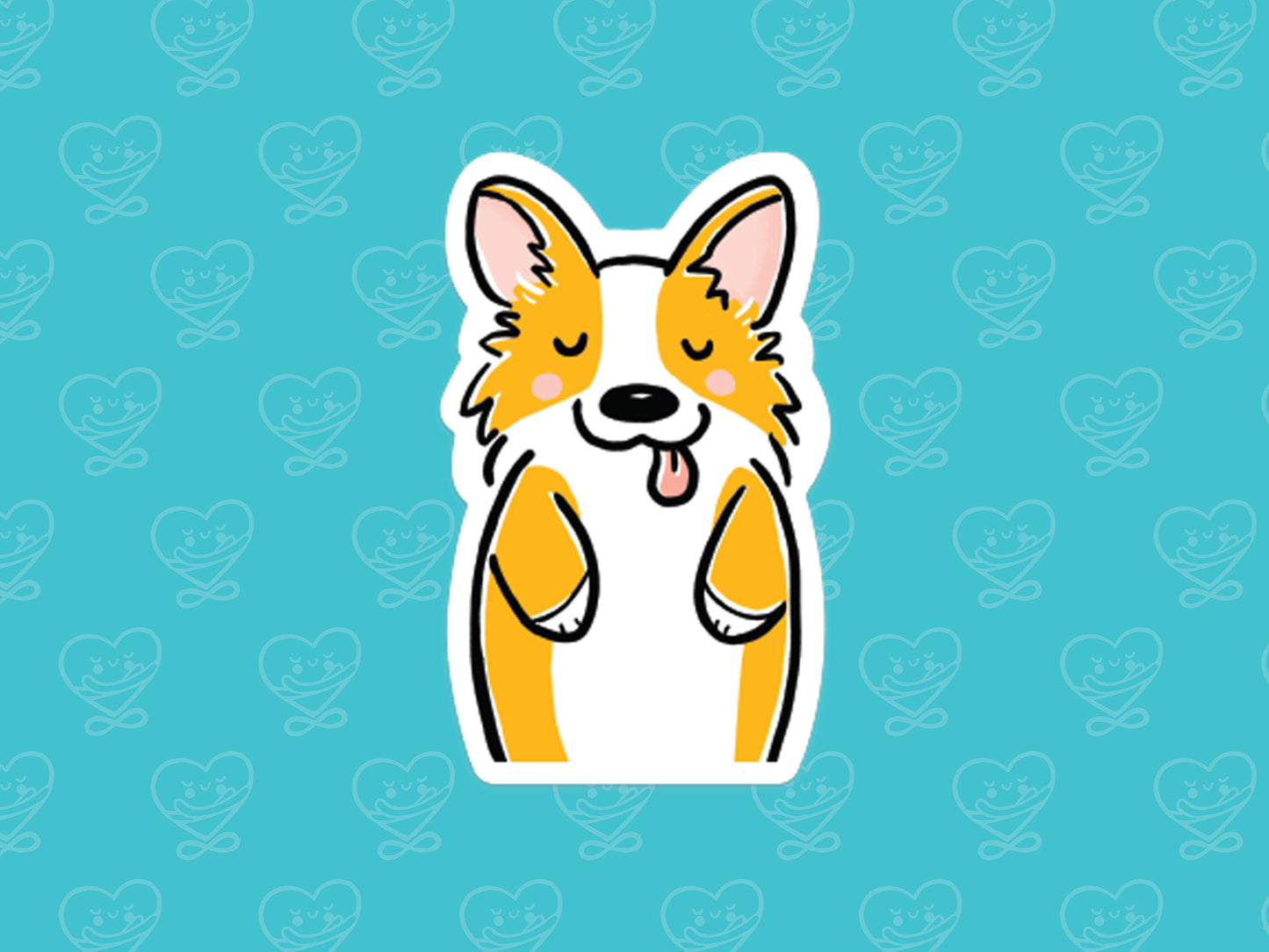 Corgi Vinyl Sticker