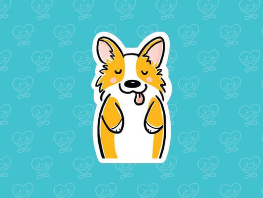 Corgi Vinyl Sticker