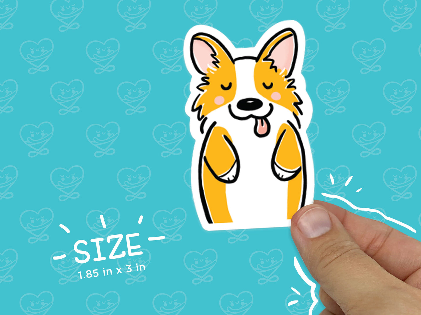 Corgi Vinyl Sticker