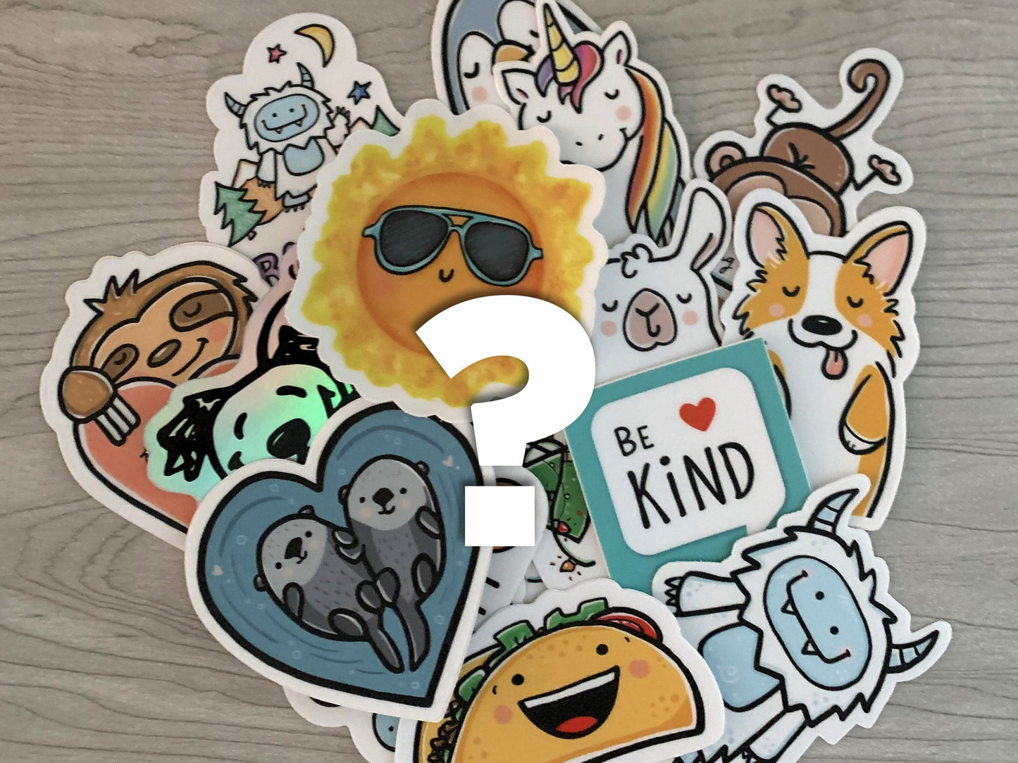 Mystery Pack Vinyl Sticker Set