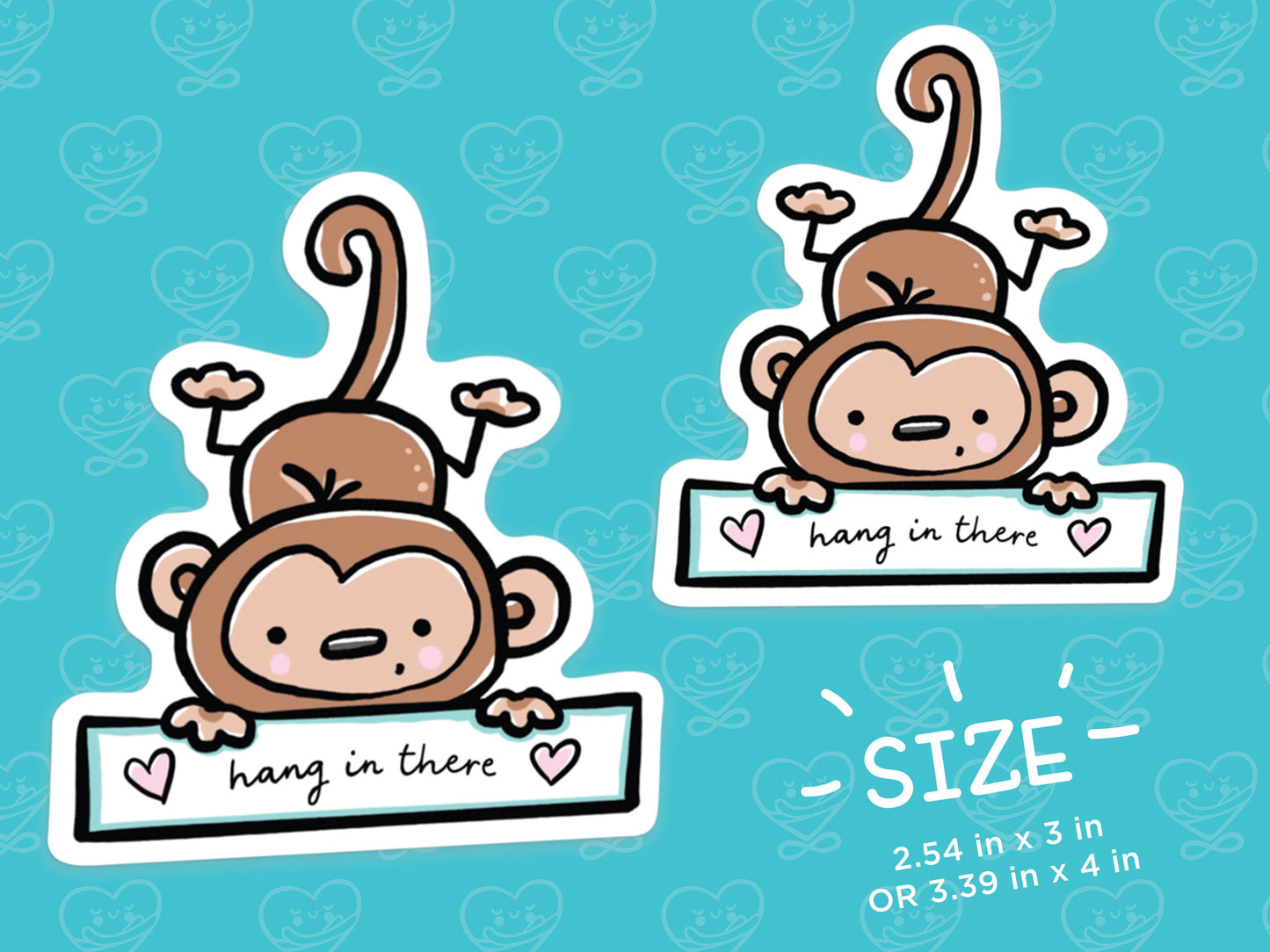 Monkey Vinyl Sticker