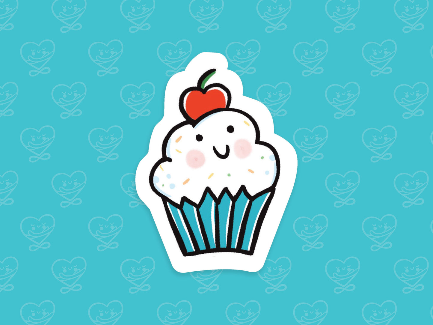 Cupcake Vinyl Sticker