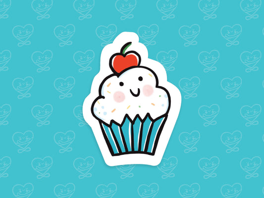 Cupcake Vinyl Sticker