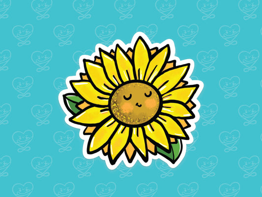 Sunflower Vinyl Sticker