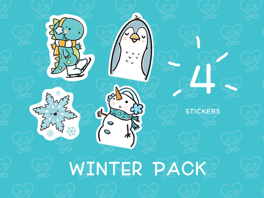Winter Vinyl Sticker Set