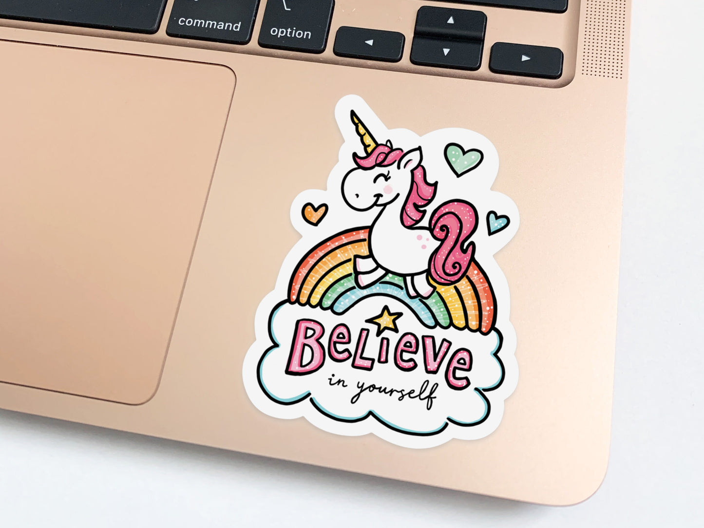 Unicorn Believe in Yourself Vinyl Sticker