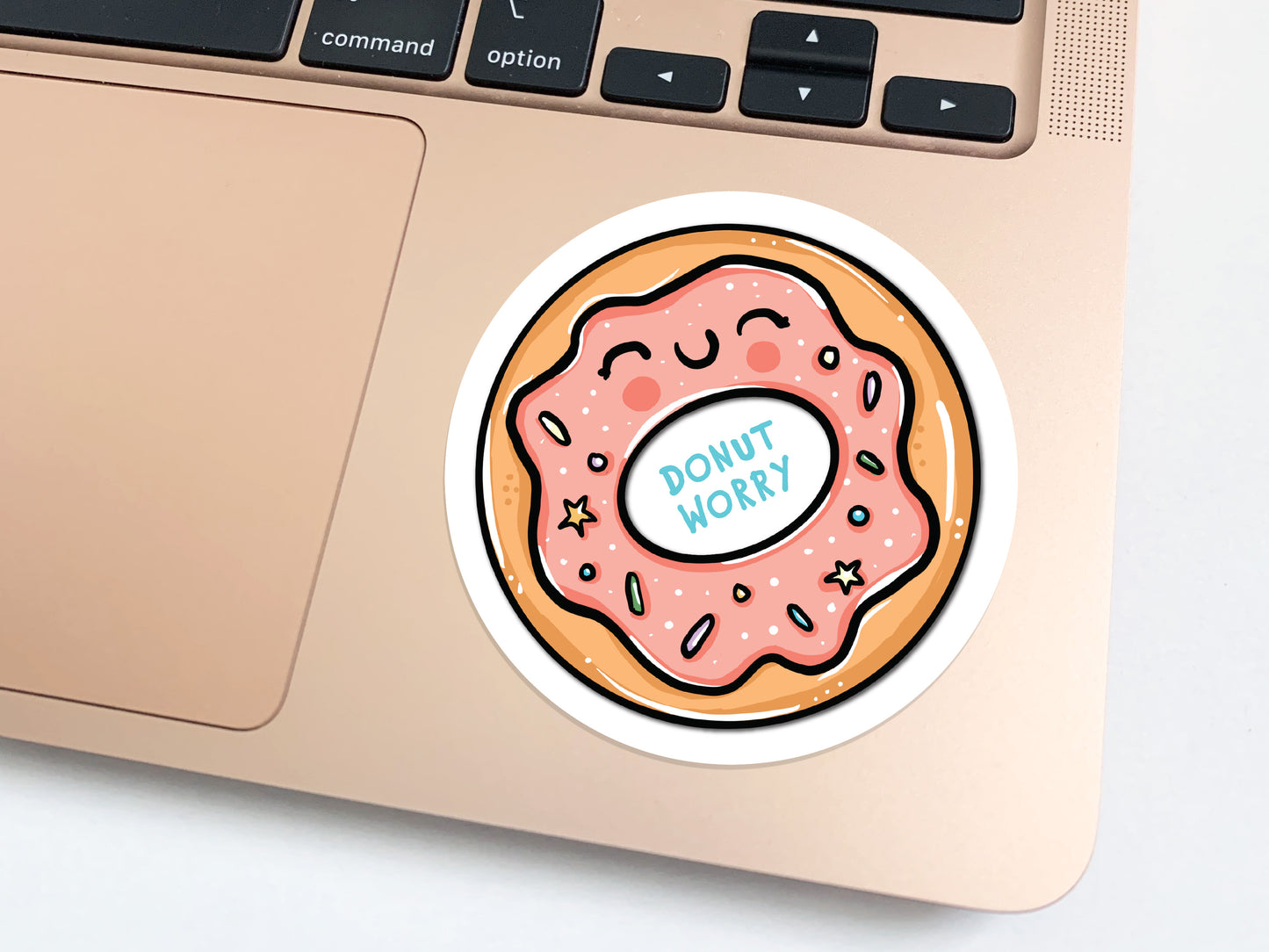 Donut Worry Vinyl Sticker